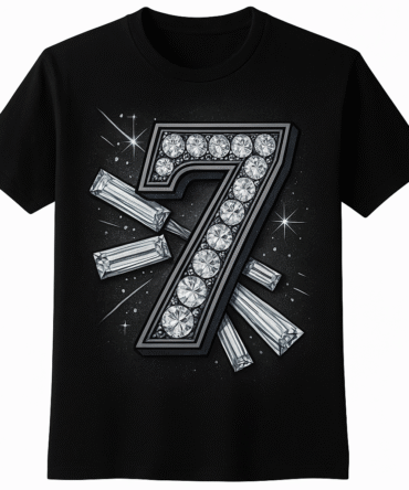 "The Platinum Halo Geometric Tee"