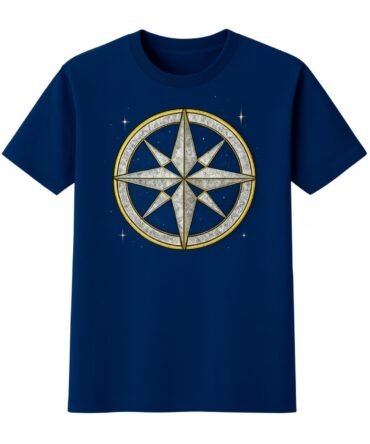 Metallic Star Compass