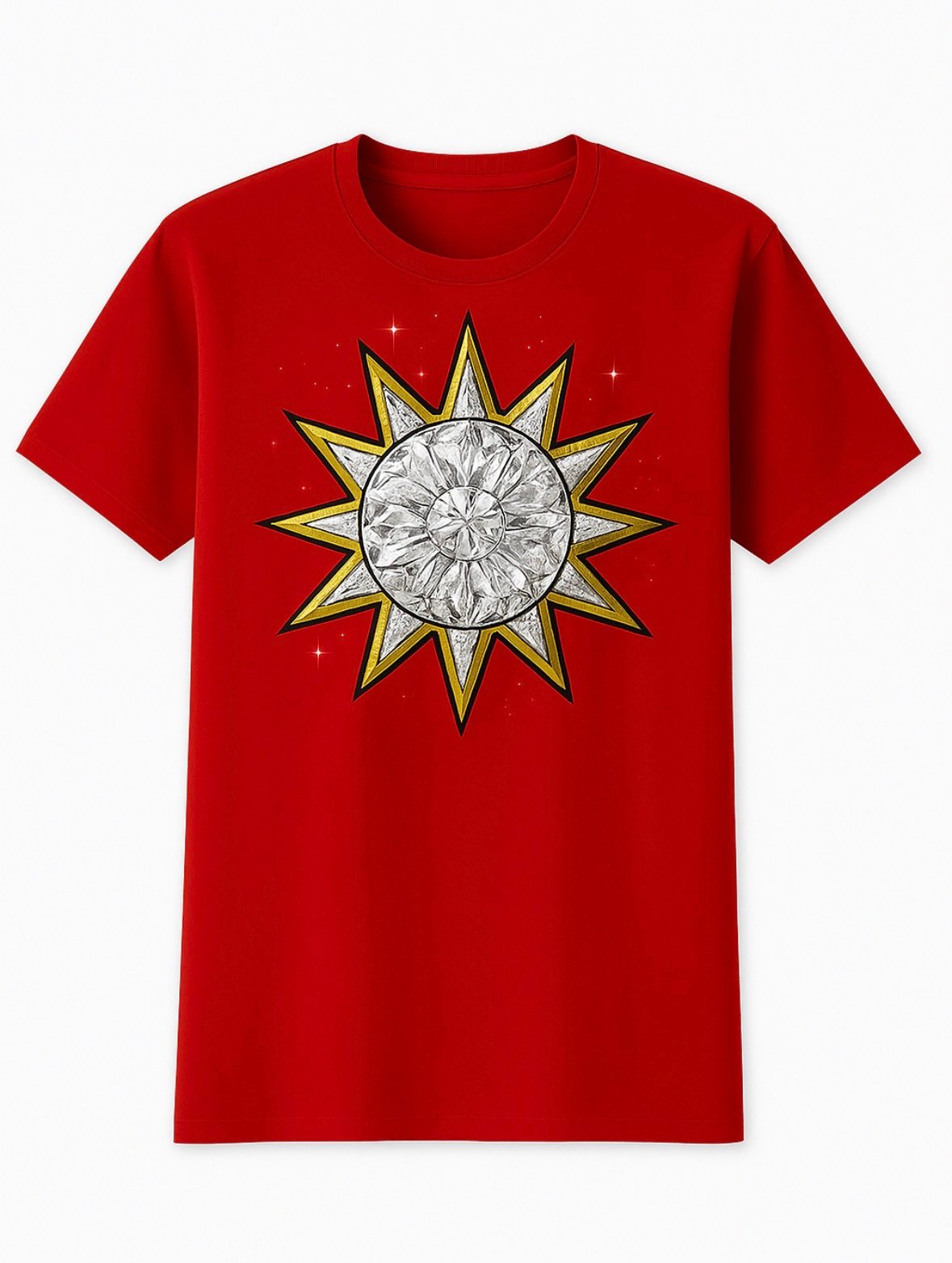 “Gemstone Starburst Red”